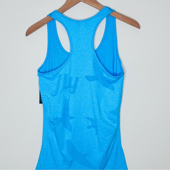 Oiselle Flyte Tank Top Size Small Bold Blue NWT Activewear Workout - Picture 7 of 12